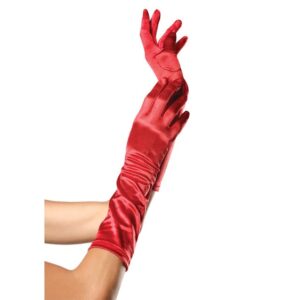 Guanti Sexy Elbow Rosso