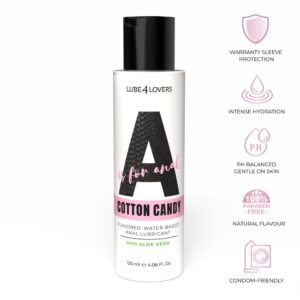 Lubrificante Anale A is for Cotton Candy 120 ml